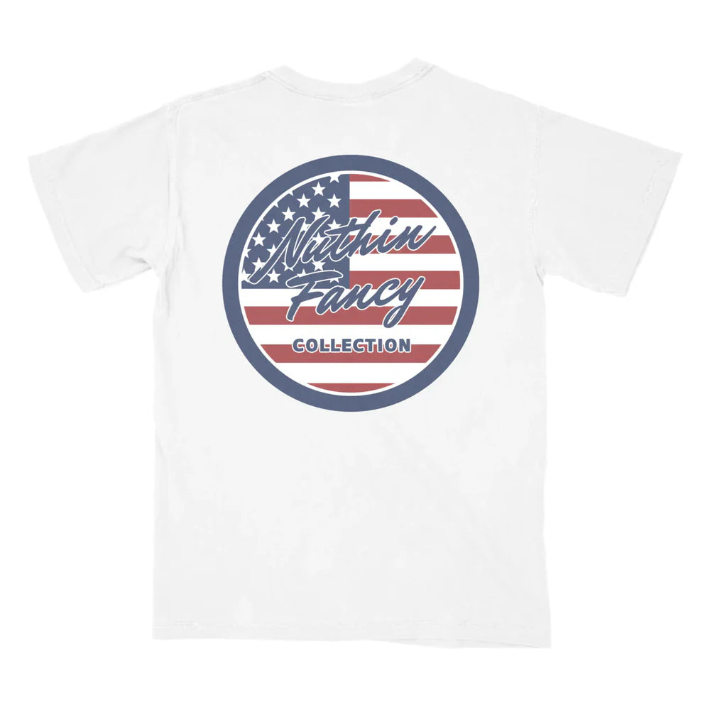 American Tee - White