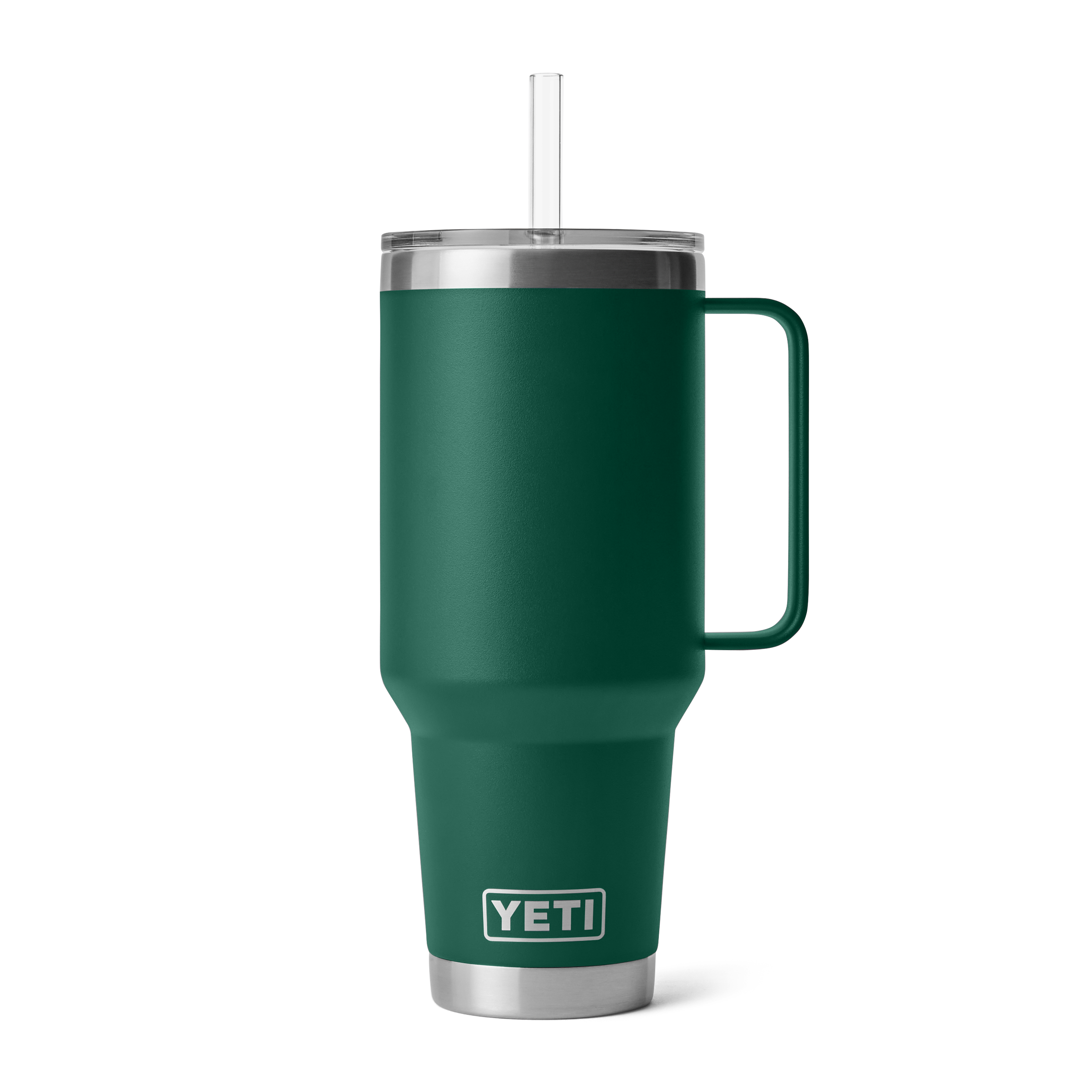 Rambler® 42 oz Straw Mug - Black Forest Green