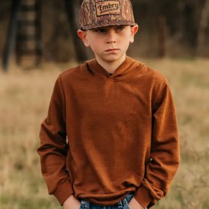Youth Brown Ranch Camo 6 Panel