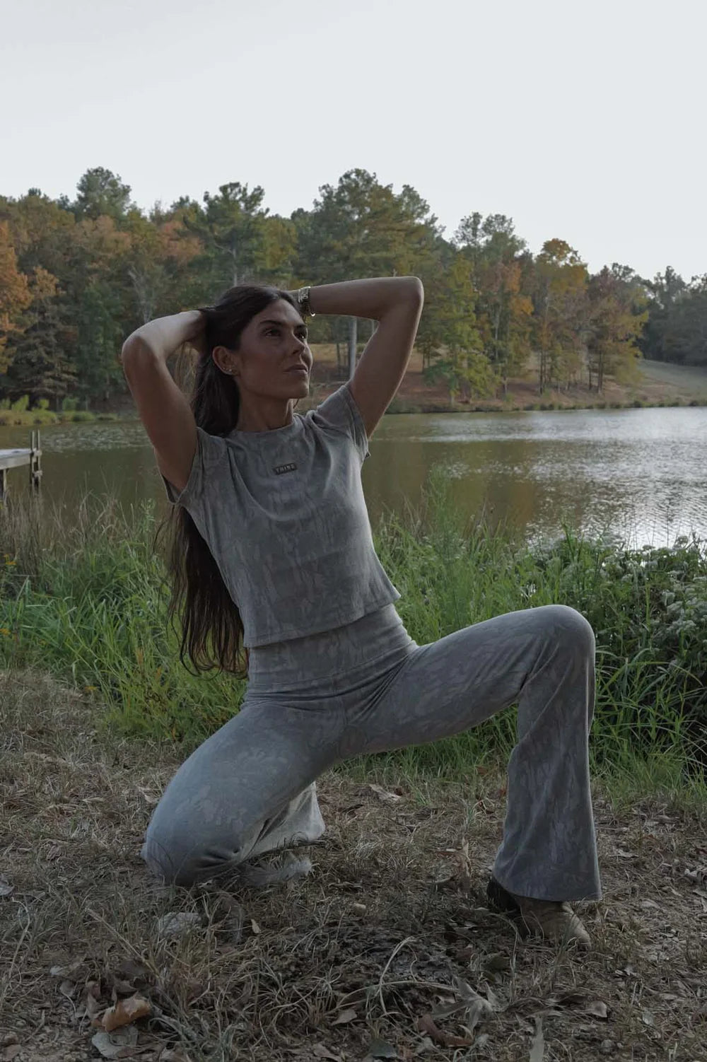 Ribbed Flare Legging - Greenleaf® - Image 2