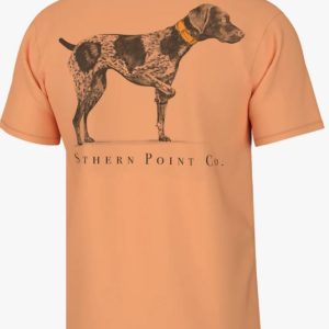 Youth Greyton Detail Short Sleeve- Tangerine
