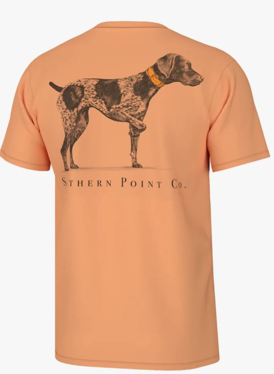 Youth Greyton Detail Short Sleeve- Tangerine
