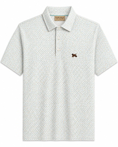 Quail Performance Polo - White & Sunflower