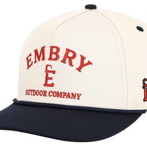 Embry Vintage Hat - Cream/Navy