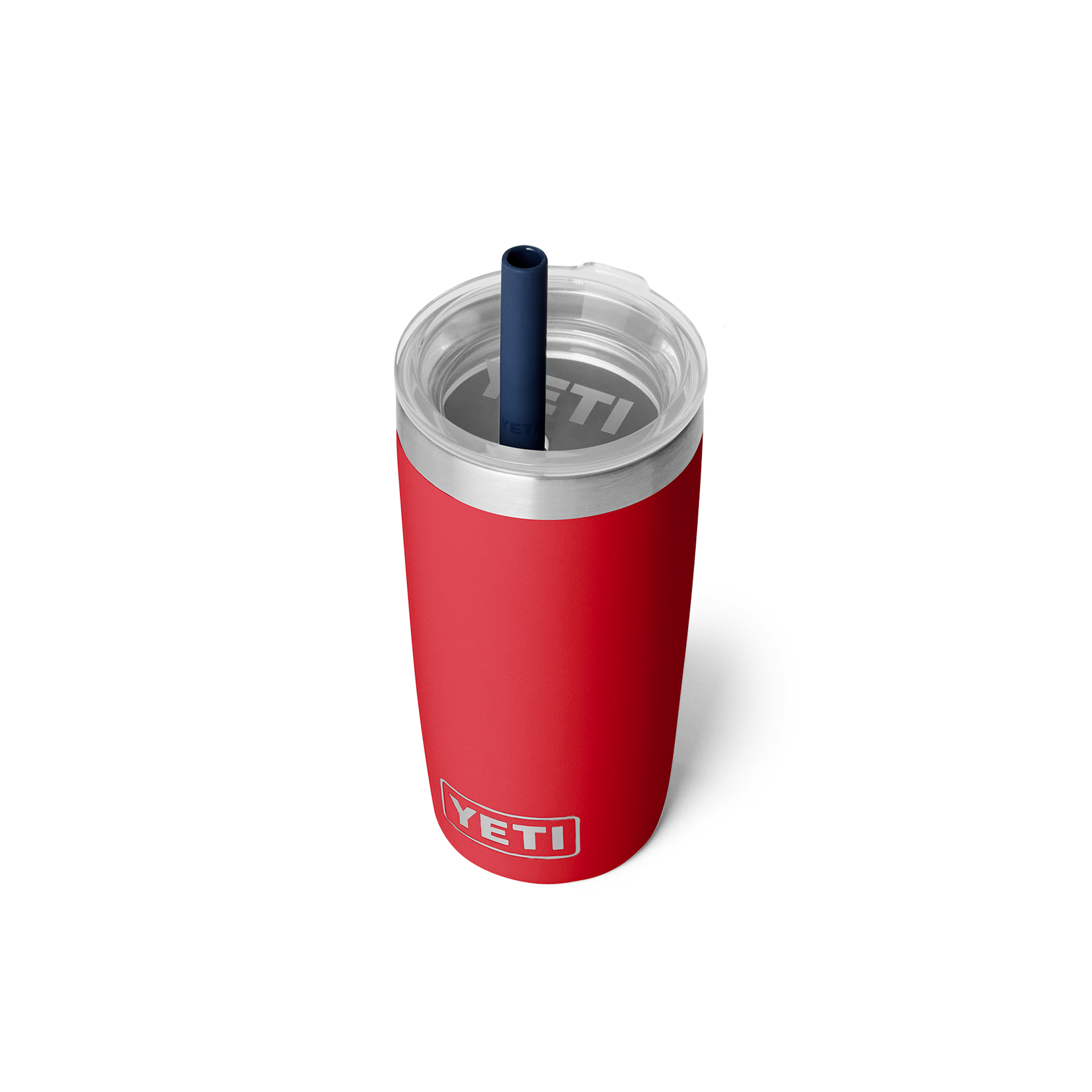 Rambler® Jr. 10 oz Kid's Tumbler - Navy/Rescue Red - Image 3