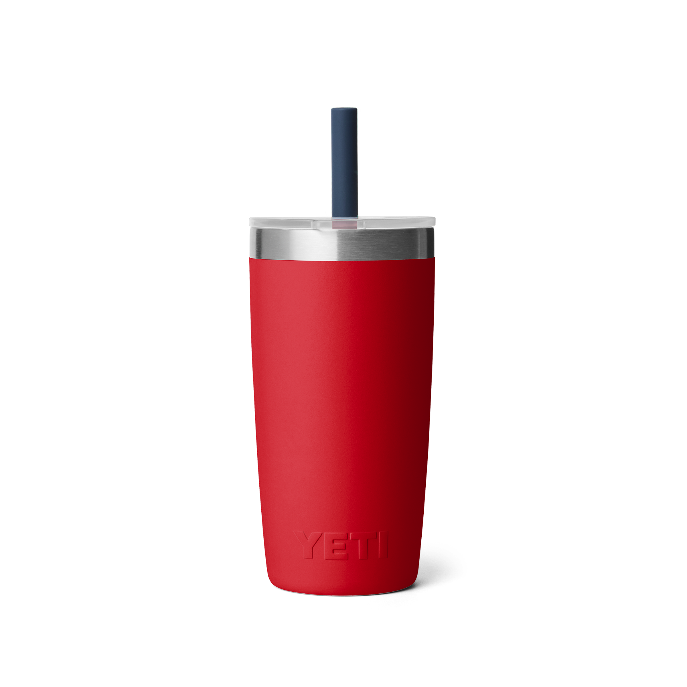 Rambler® Jr. 10 oz Kid's Tumbler - Navy/Rescue Red - Image 4