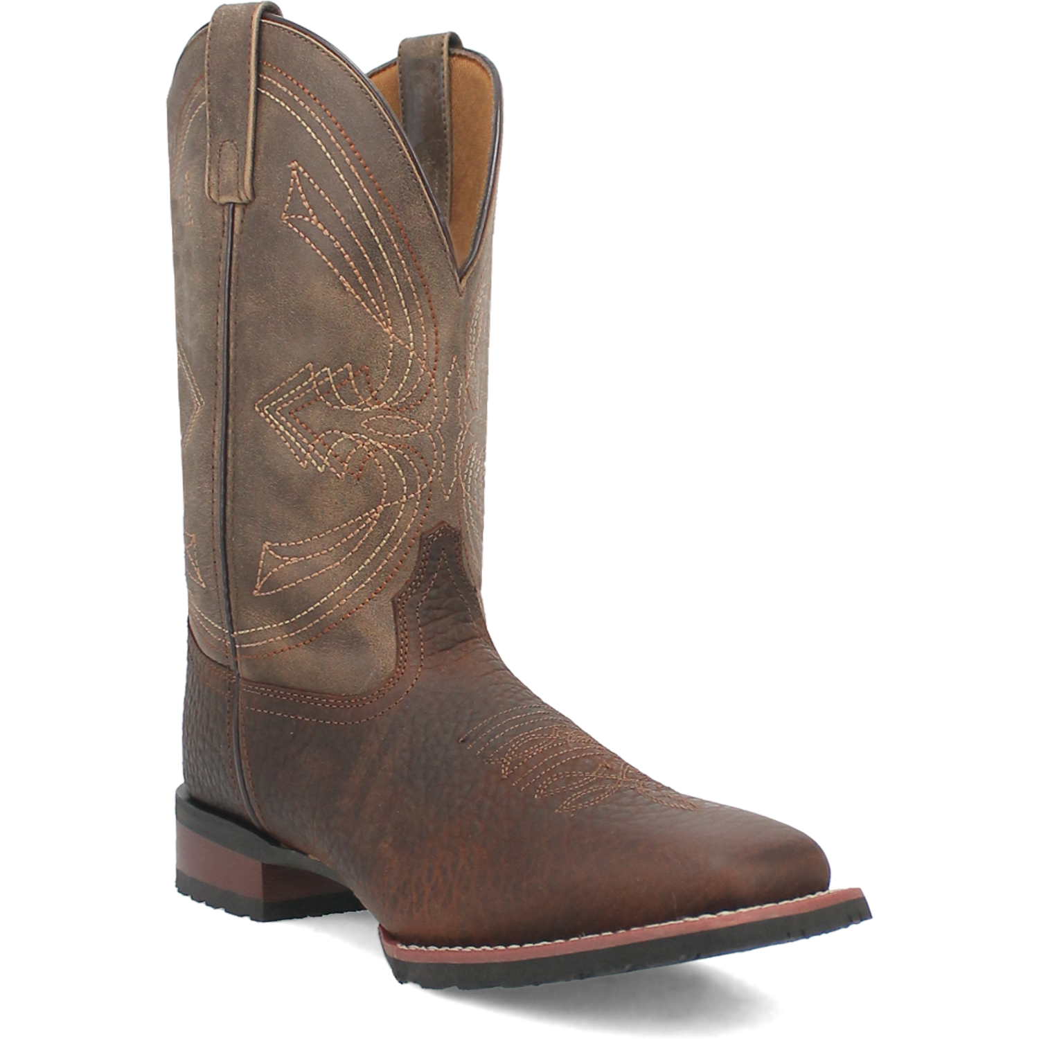 Elias Western Boot - Chocolate/Tan