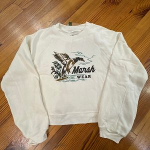 Women's Heritage Duck Crew - Vintage White
