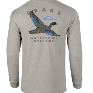 Drake Retro Wood duck LS Tee - Wind Chime