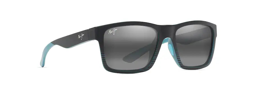 The Flats Black & Teal Stripes w/ Neutral Grey Lenses