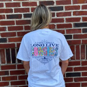 Long Live Cowgirls Tee - White