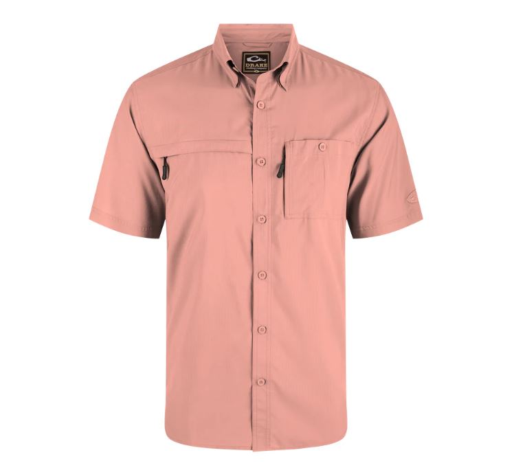 8-Shot Flyweight Shirt - Peach Pearl