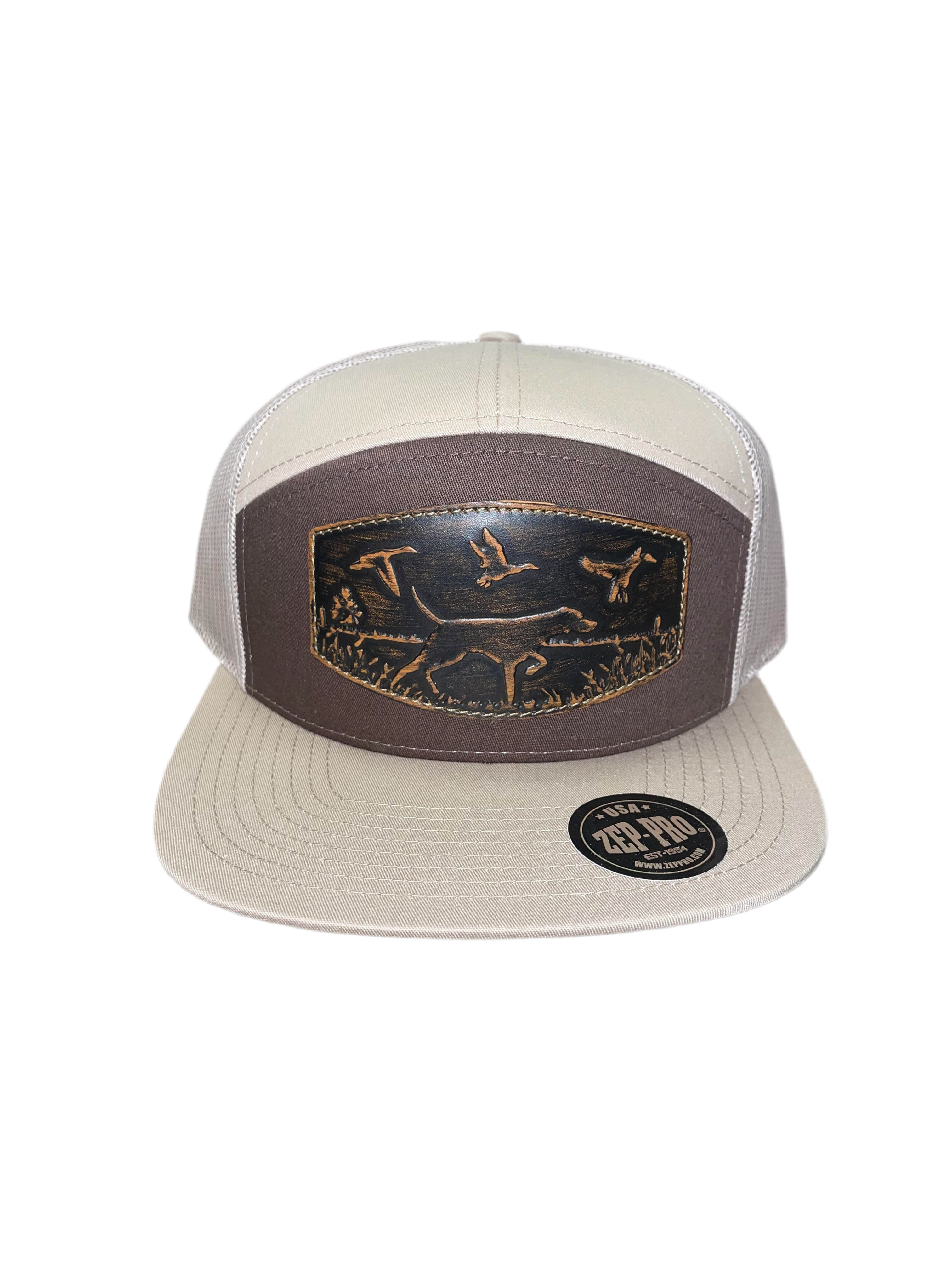 7 Panel pointer Snap Back - Brown/Khaki
