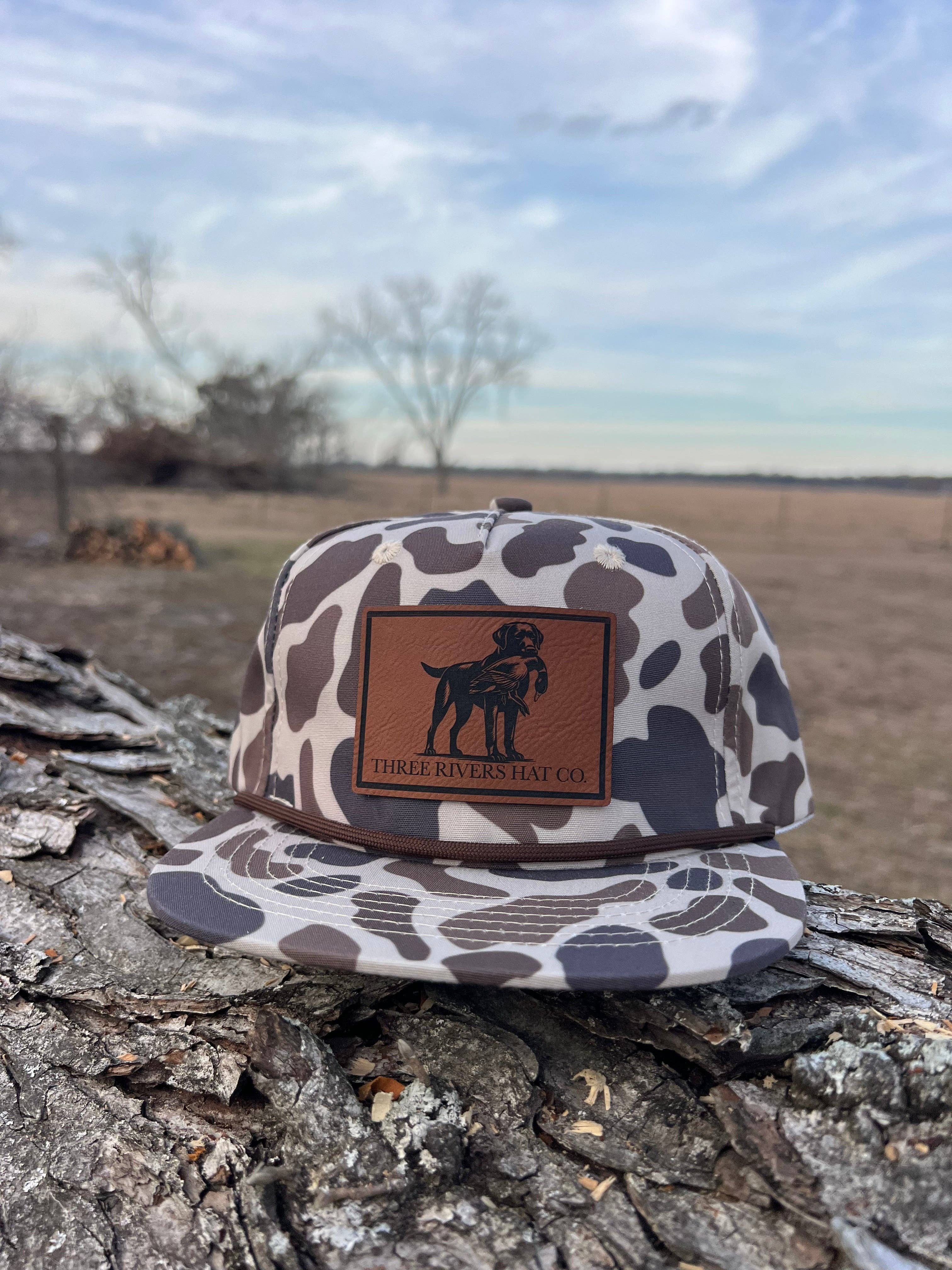 YOUTH/KIDS- Duck Dog - Camo Rope Hat - Lost Hat Co.: Old’s Cool Slough