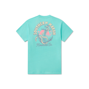 Anchor Down Tee - Antigua Blue