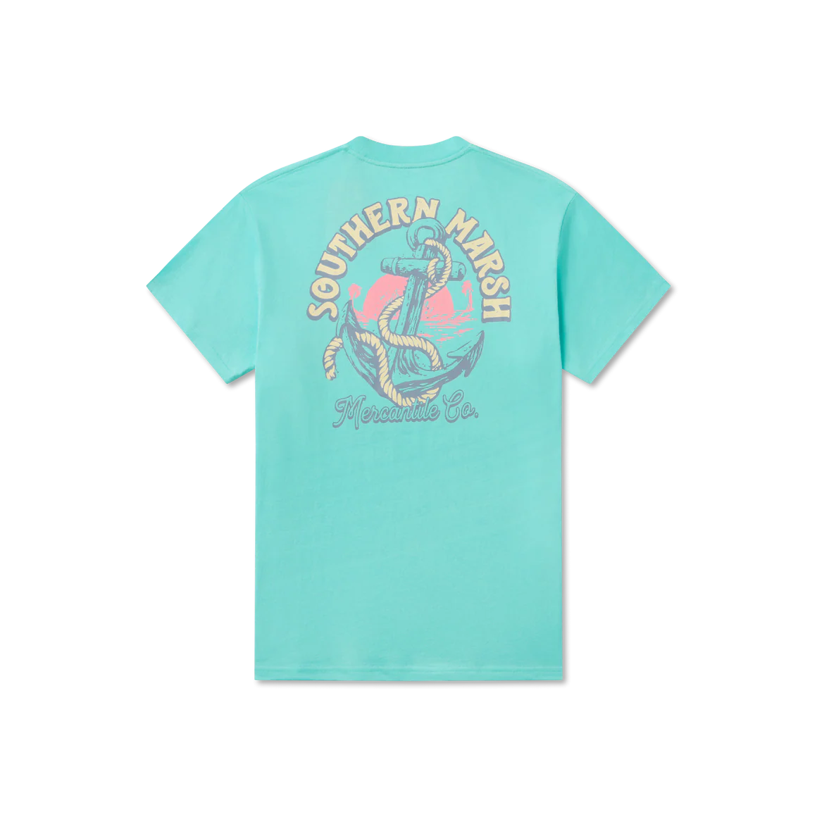 Anchor Down Tee - Antigua Blue