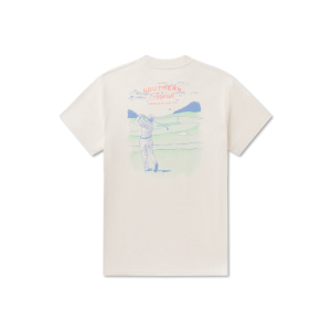 Pin High Tee - Washed Pebble