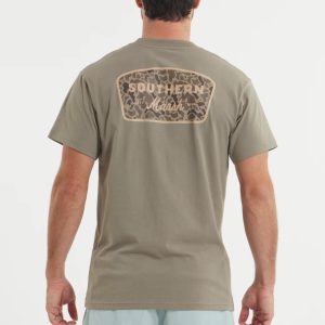 Branding Retro Camo Tee - Stonewall Olive