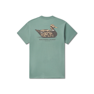 Vintage Duck Decoy Tee - Camo - Burnt Sage