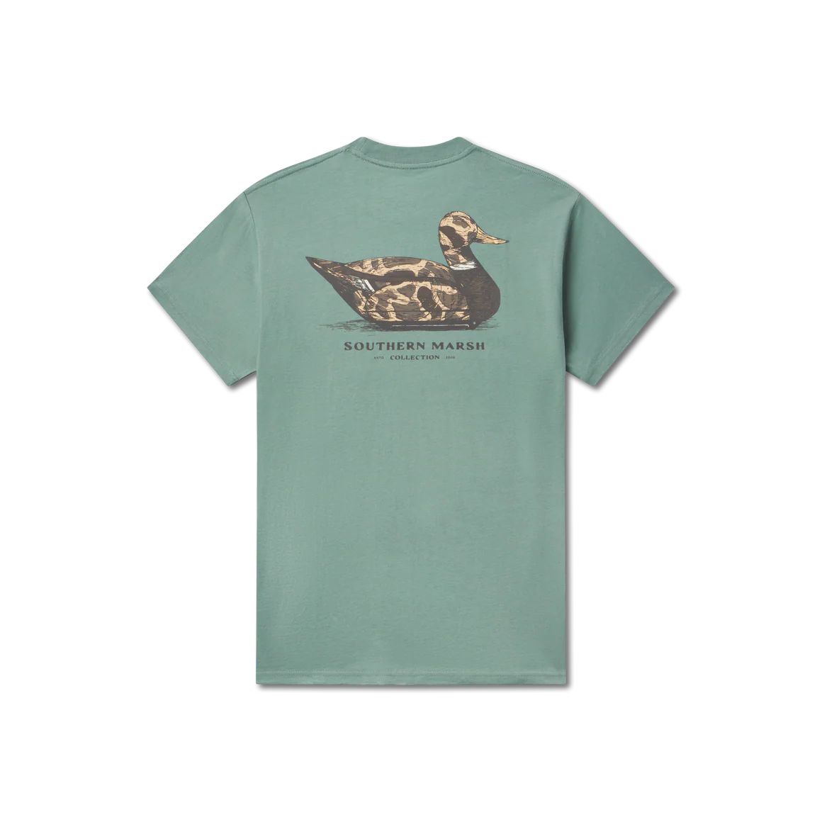 Vintage Duck Decoy Tee - Camo - Burnt Sage