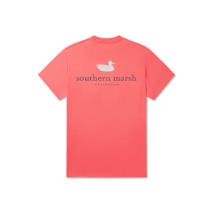 Authentic Rewind Tee- Coral