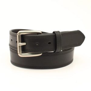 Ariat Men's Classic Smooth Black Belt