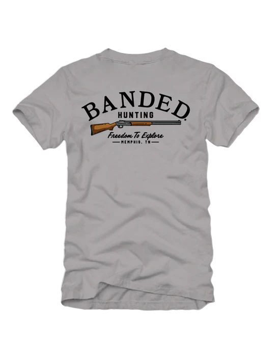 Banded Over/Under T-Shirt - Grey