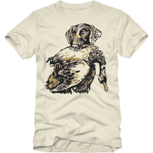 Banded Duck Dog Sketch Graphic Hunting T-Shirt