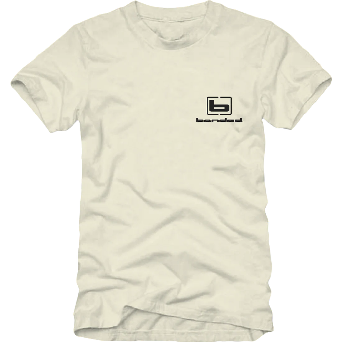 Banded Duck Dog Sketch Graphic Hunting T-Shirt - Ivory - Image 2