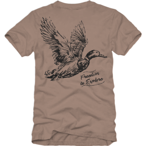 Banded Mallard Sketch Waterfowl Hunting T-Shirt