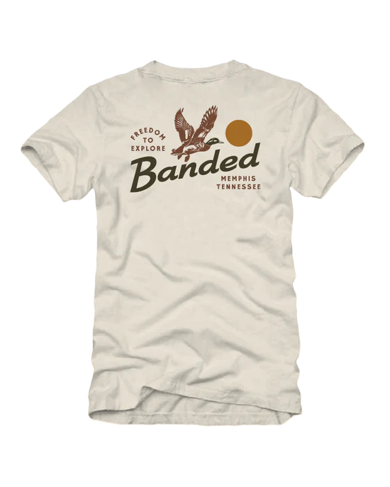 Banded Memphis Heritage Waterfowl Hunting T-Shirt - Ivory