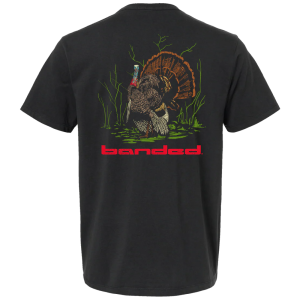 Banded Turkey Tom T-Shirt - Black