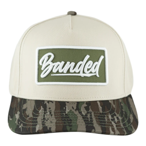 Banded Two Tone Badge Hat