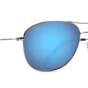 Cliff House Silver Reader w/ Blue Hawaii Lenses