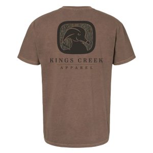Bark Camo Logo Tee - Brown
