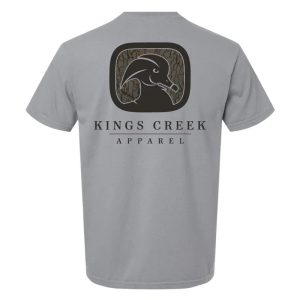 Bark Camo Logo Tee - Gray