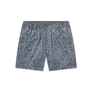 Billfish Lined Performance Short - Light Blue Camo