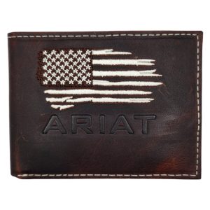 Bifold Distressed American Flag Wallet