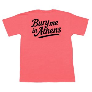 Bury Me In Athens Short Sleeve Pocket Tee - Nantucket Red
