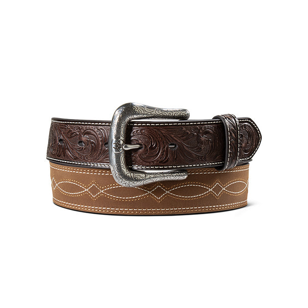 Ariat Boot Stich Body Belt - Medium Brown