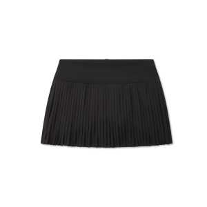 Jane Pleated Active Skirt - Black