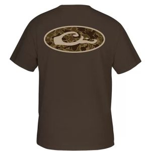 Old School Oval T-Shirt - Desert Palm