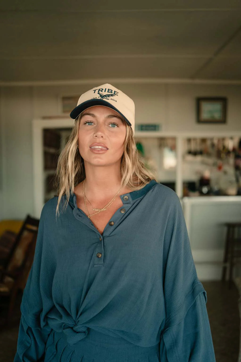 Heritage Top -  Navy