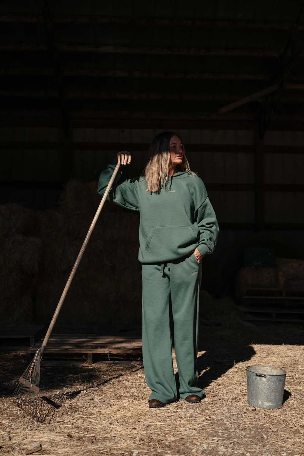 Butter Hoodie - Pine Green