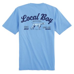 Bird Dog Arch SS Tee - Washed Denim