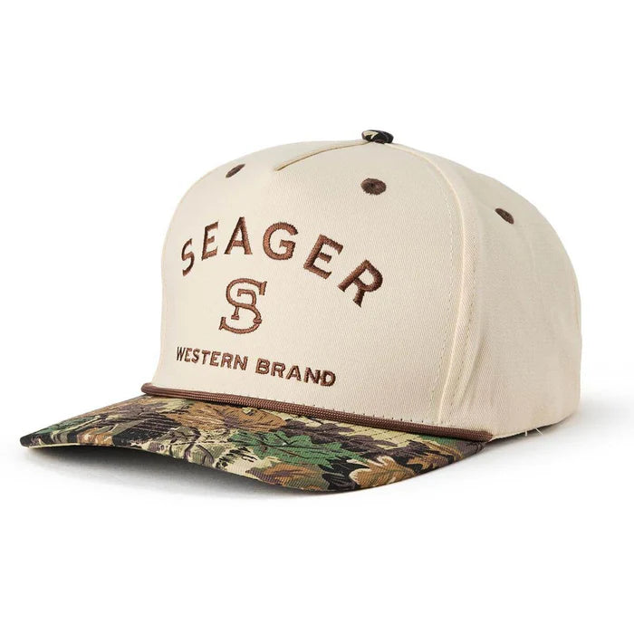 Branded Snapback Cream & Camo