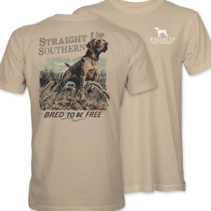Youth Bred To Be Free Tee - Sand