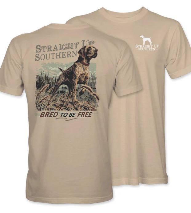 Youth Bred To Be Free Tee - Sand