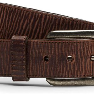 Men's Brown Bomber Belt