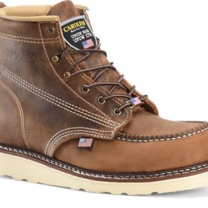 Carolina Amp 6” Domestic Moc Toe Wedge Steel Toe Work Boot
